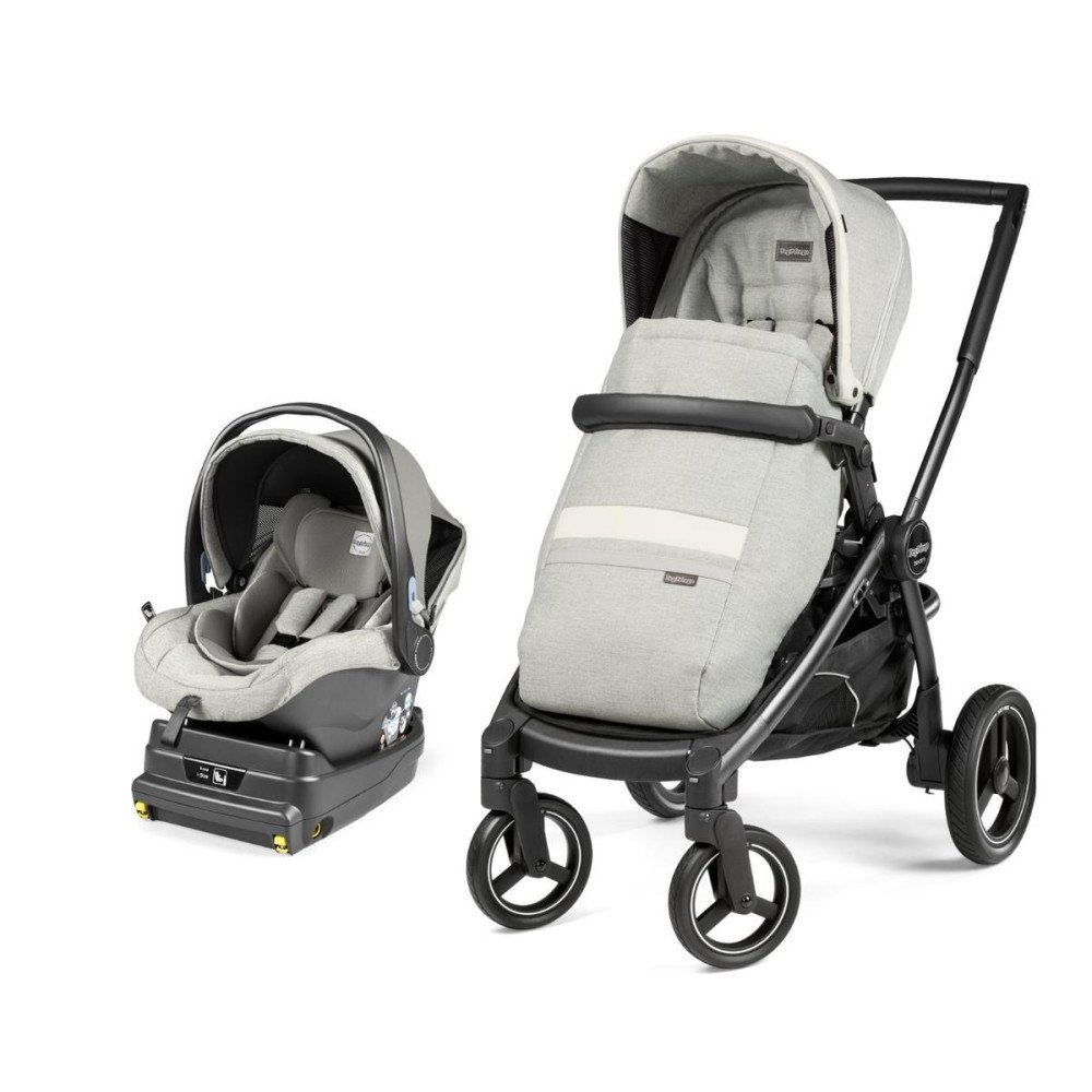 Коляска 3 в 1 Peg-Perego Team Pop-Up i-Size Luxe Pure