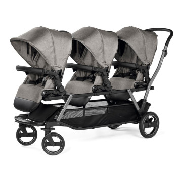 Коляска для тройни Peg-Perego Triplette Piroet City Grey