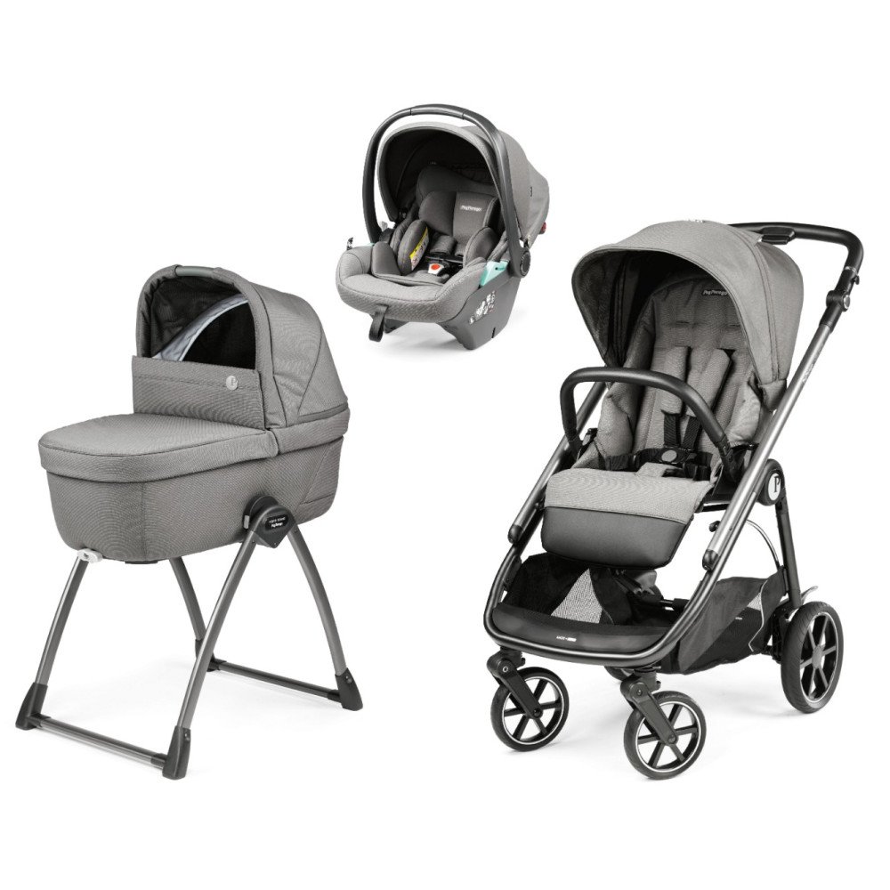 Коляска для новорожденных 3 в 1 Peg Perego Veloce Belvedere Lounge Mercury