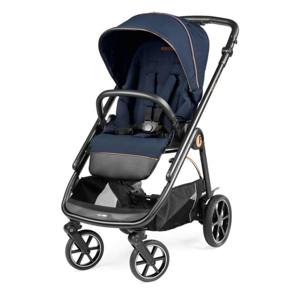 Детская коляска 3 в 1 Peg Perego Veloce SLK Blue Shine Special edition