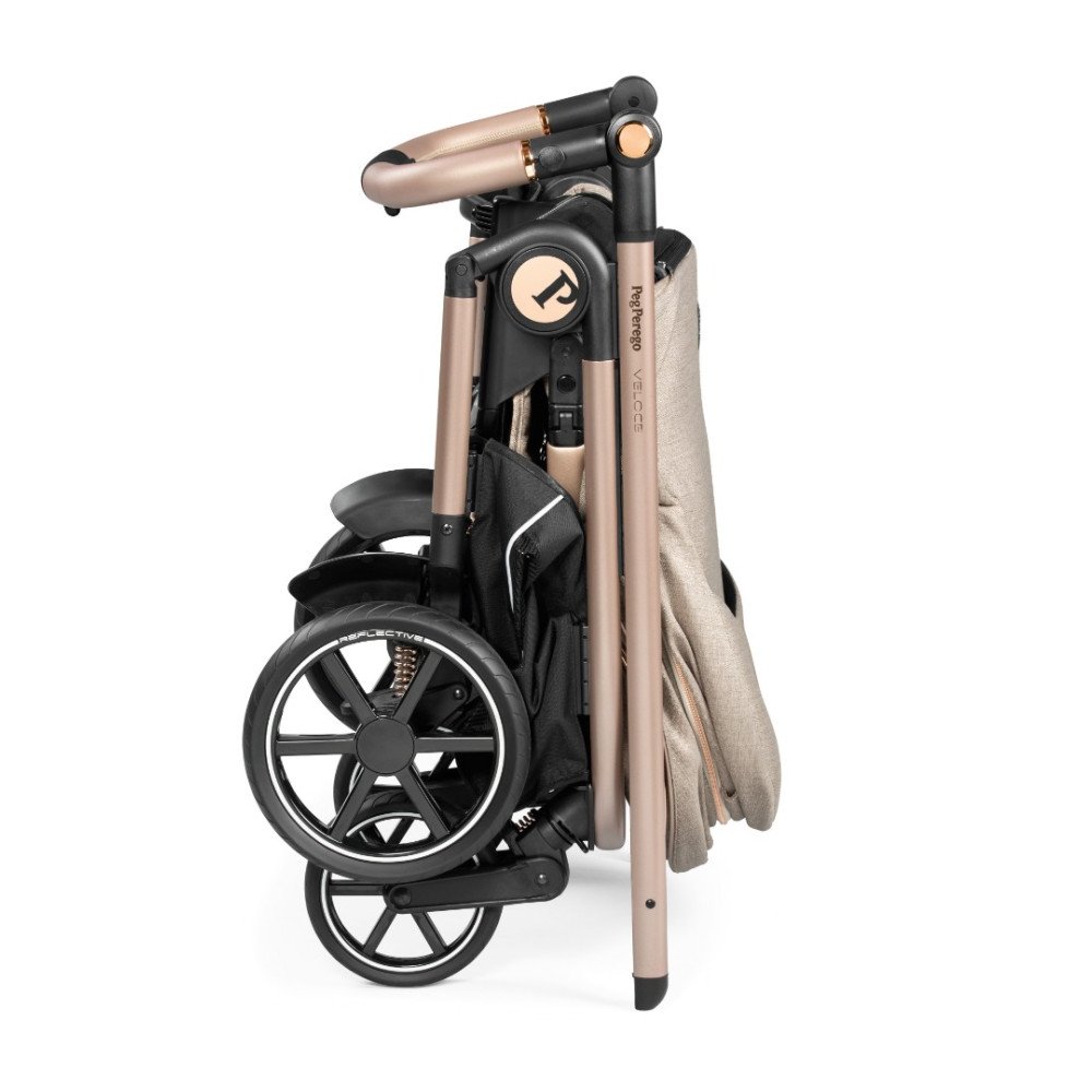 Коляска для новорожденных 3 в 1 Peg Perego Veloce Belvedere Lounge Mon Amour