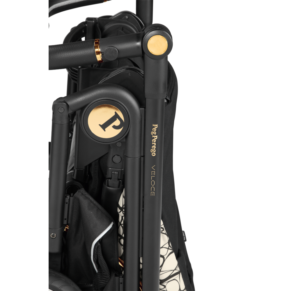 Детская коляска 3 в 1 Peg Perego Veloce Lounge Graphic Gold