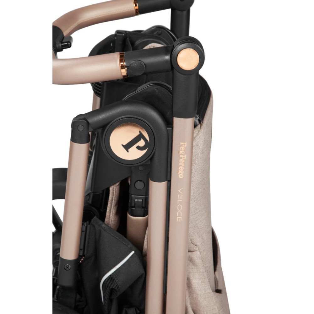 Коляска для новорожденных 3 в 1 Peg Perego Veloce Belvedere Lounge Mon Amour