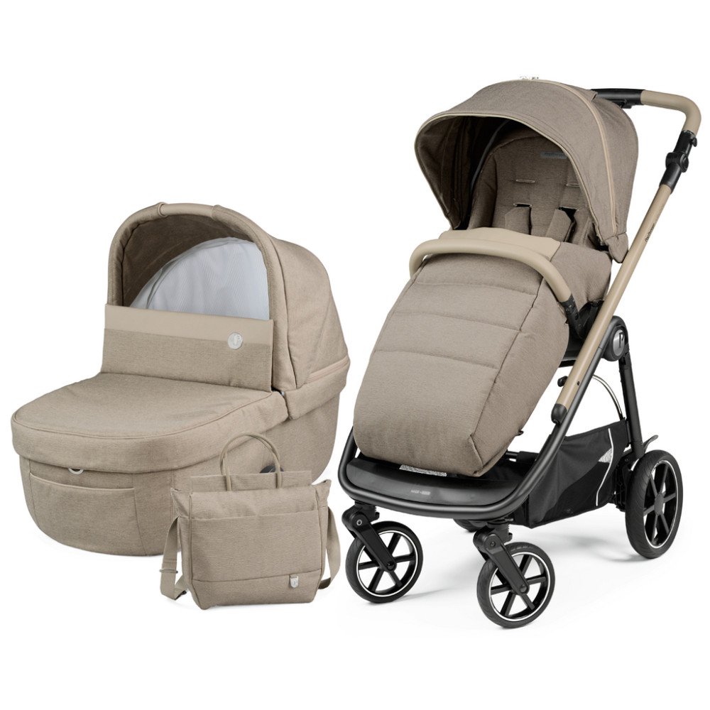 Коляска для новорожденных 2 в 1 Peg Perego Veloce Sand