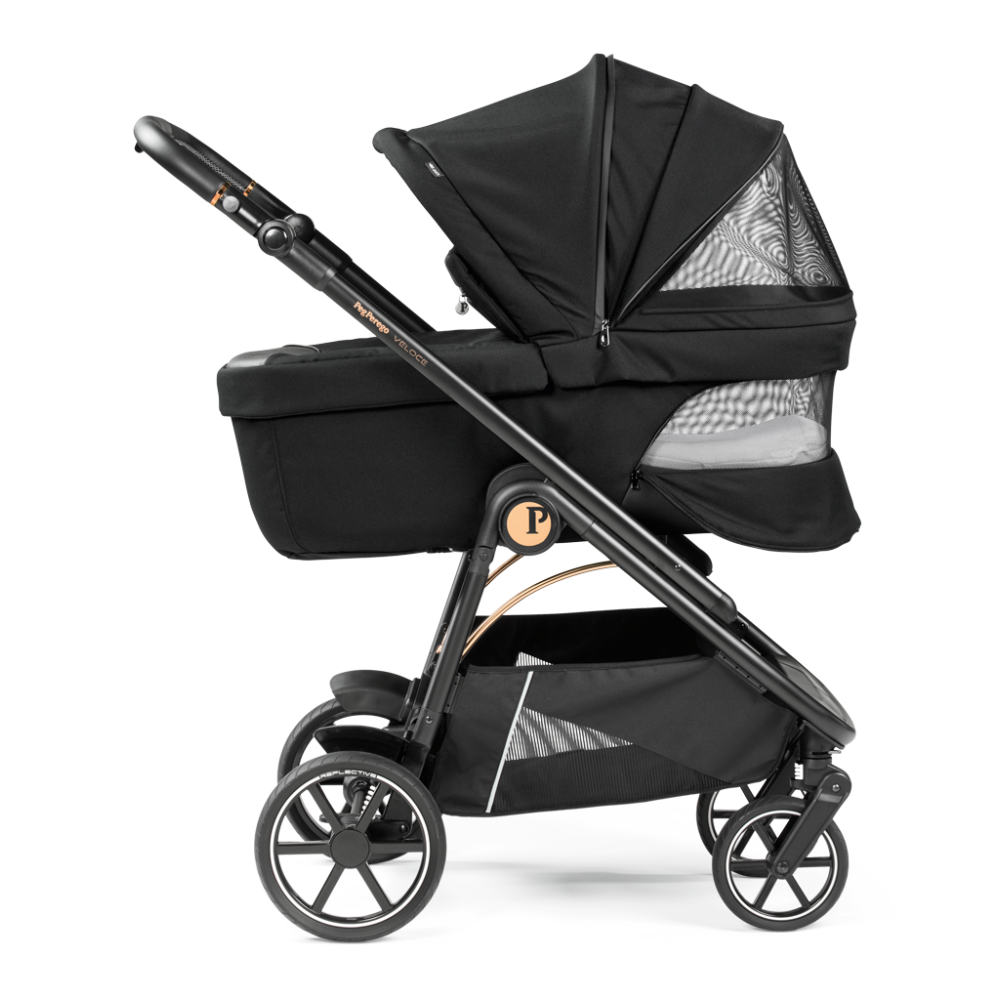 Детская коляска 3 в 1 Peg Perego Veloce Lounge Bronze Noir