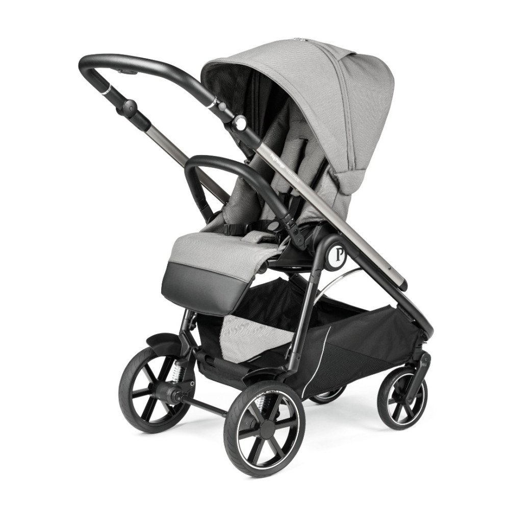 Коляска для новорожденных 3 в 1 Peg Perego Veloce Belvedere Lounge Mercury