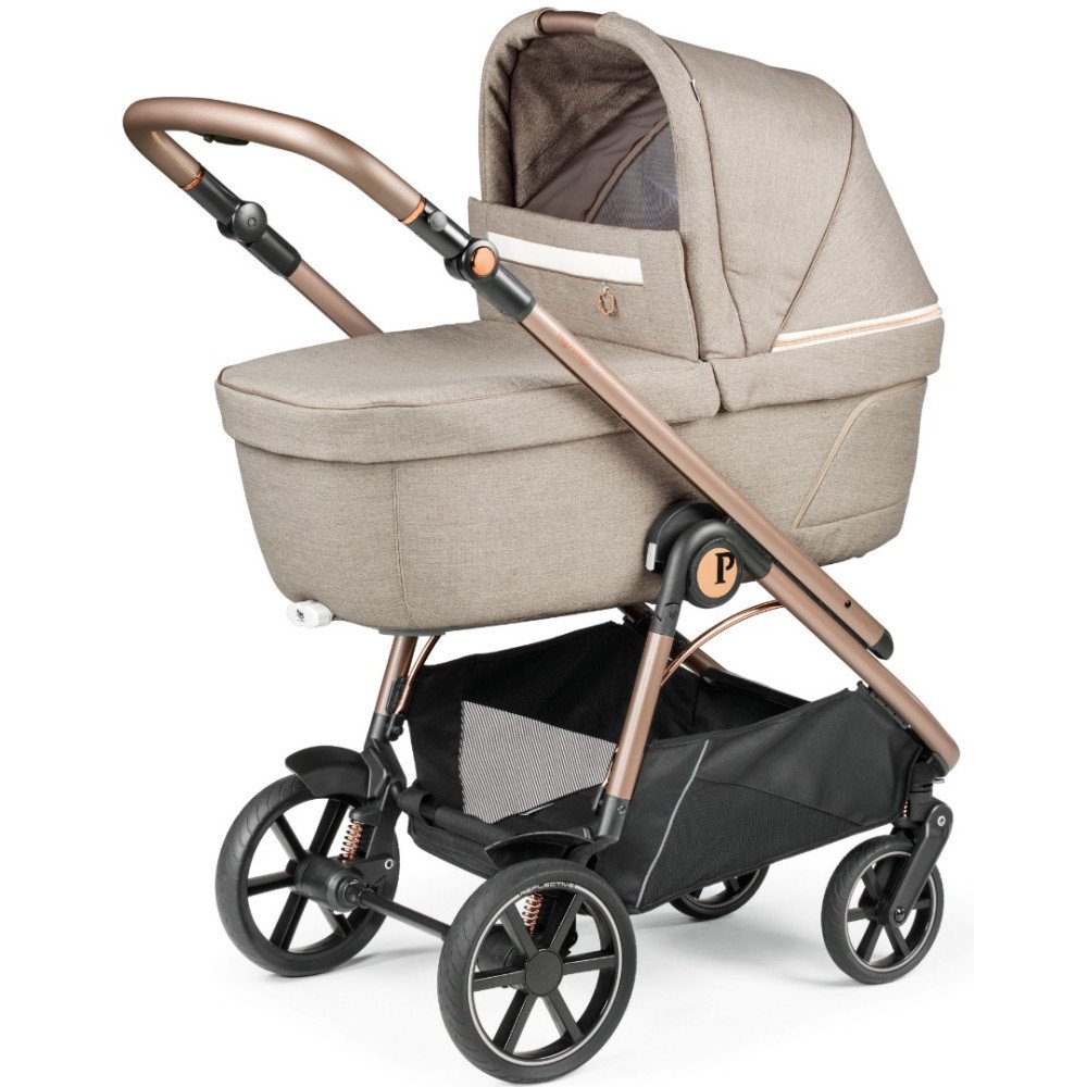 Коляска для новорожденных 3 в 1 Peg Perego Veloce Belvedere Lounge Mon Amour