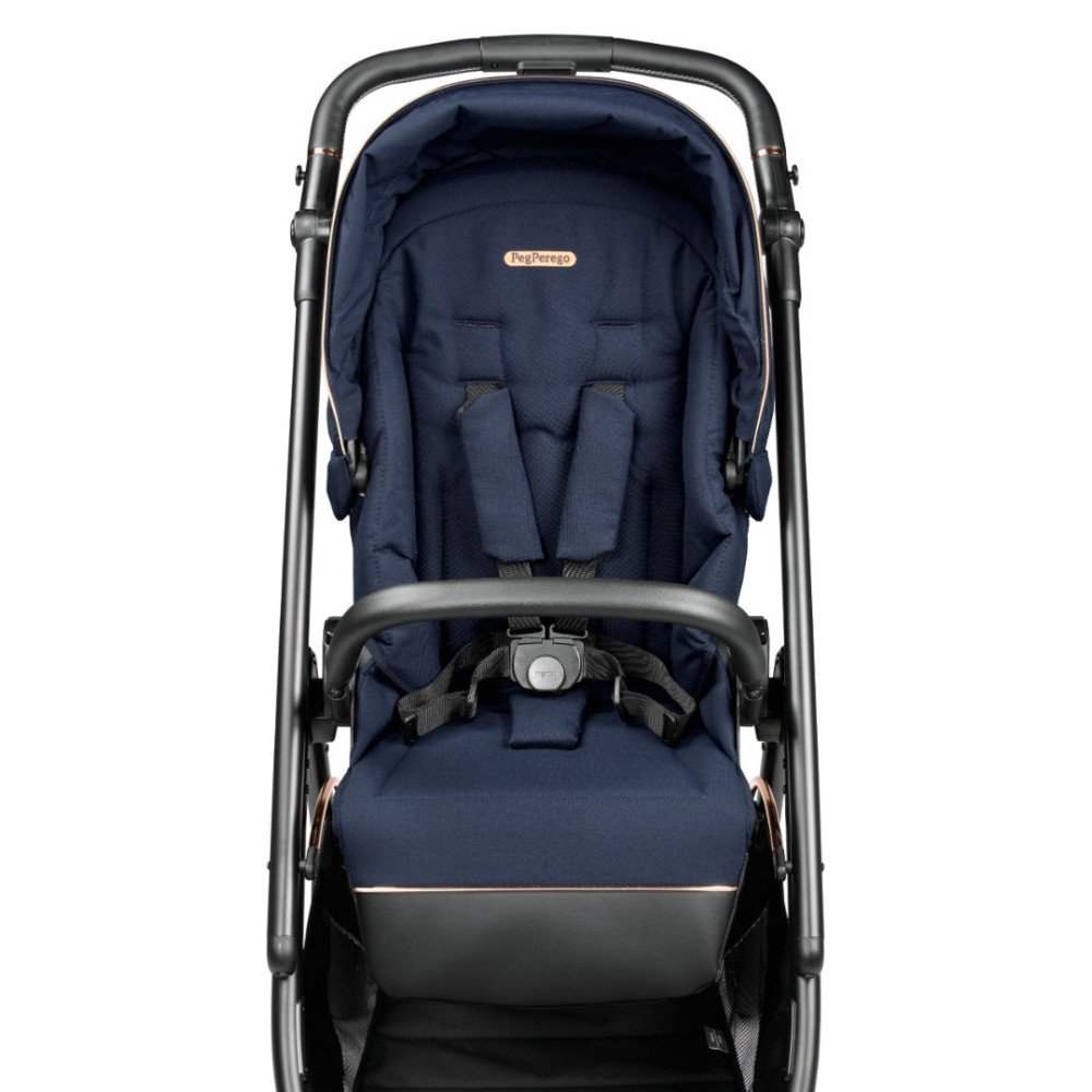 Детская коляска 3 в 1 Peg Perego Veloce SLK Blue Shine Special edition