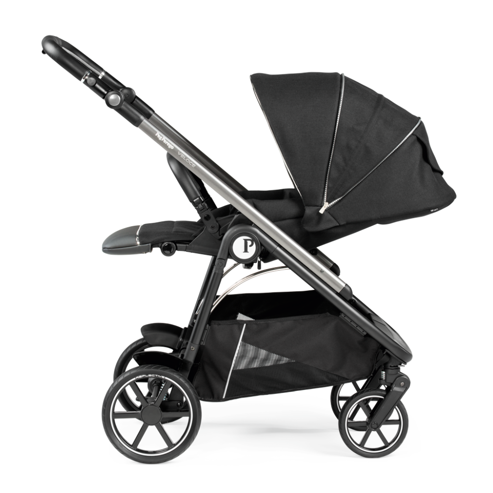 Коляска 2 в 1 Peg-Perego Veloce combo Black Shine