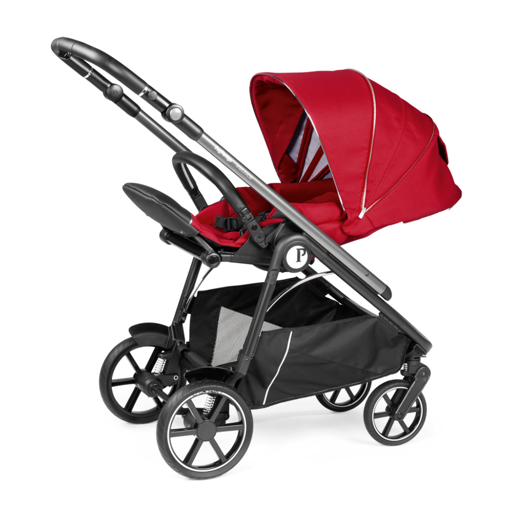 Коляска 2 в 1 Peg-Perego Veloce combo Red Shine