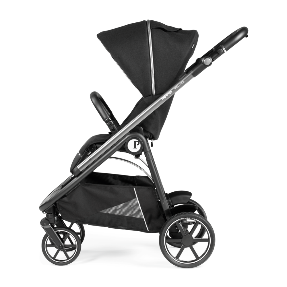 Коляска 2 в 1 Peg-Perego Veloce combo Black Shine