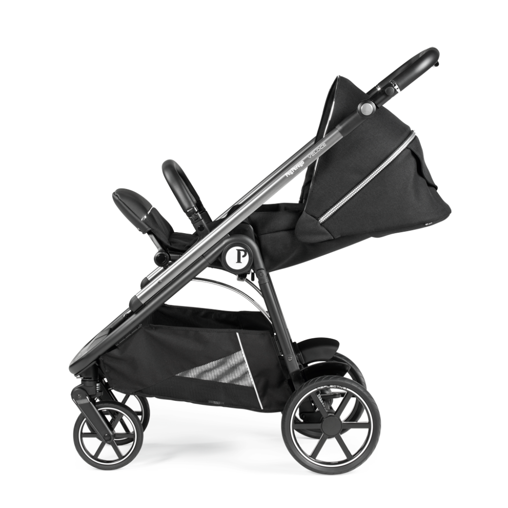 Коляска 2 в 1 Peg-Perego Veloce combo Black Shine