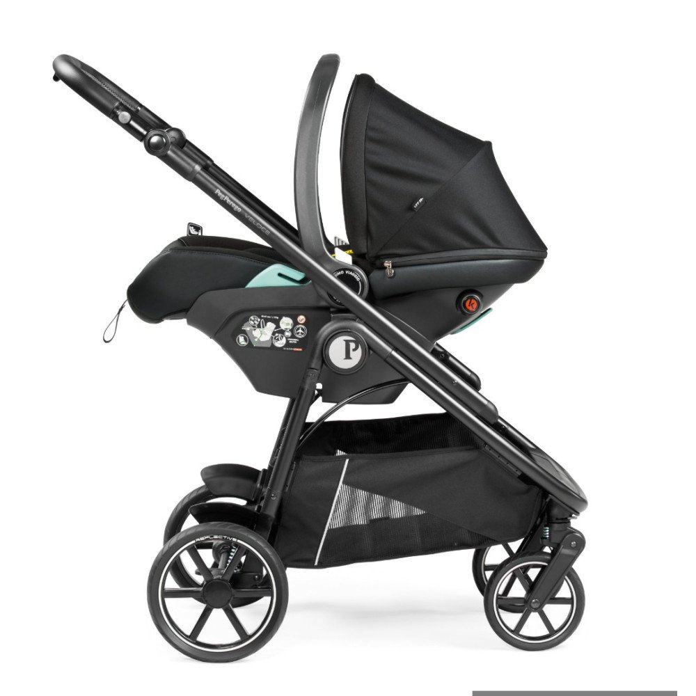 Детская коляска 3 в 1 Peg Perego Veloce Lounge Licorice Special edition