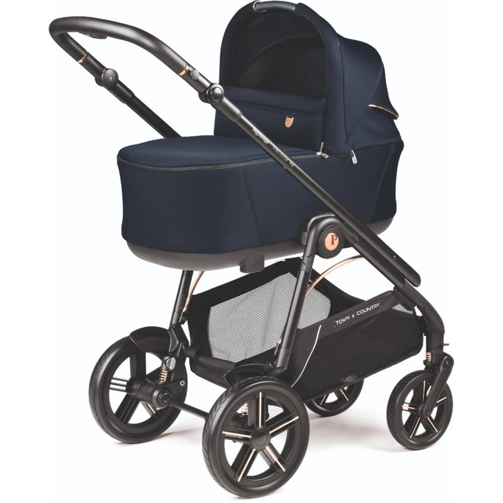 Коляска для новорожденных 2 в 1 Peg Perego Veloce TC Flex Blue Shine New