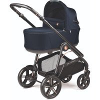 Коляска для новорожденных 3 в 1 Peg Perego Veloce TC Belvedere Lounge Blue Shine New
