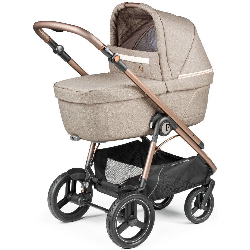 Коляска для новорожденных 3 в 1 Peg Perego Veloce TC Belvedere Lounge Mon Amour