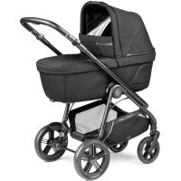Коляска для новорожденных 3 в 1 Peg Perego Veloce TC Belvedere Lounge Lounge True Black New