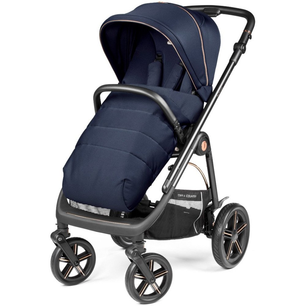 Коляска для новорожденных 3 в 1 Peg Perego Veloce TC Flex SLK Blue Shine New
