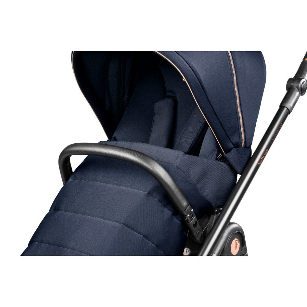 Коляска для новорожденных 3 в 1 Peg Perego Veloce TC Flex SLK Blue Shine New
