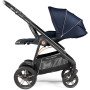 Коляска для новорожденных 2 в 1 Peg Perego Veloce TC Flex Blue Shine New