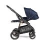 Коляска для новорожденных 2 в 1 Peg Perego Veloce TC Flex Blue Shine New