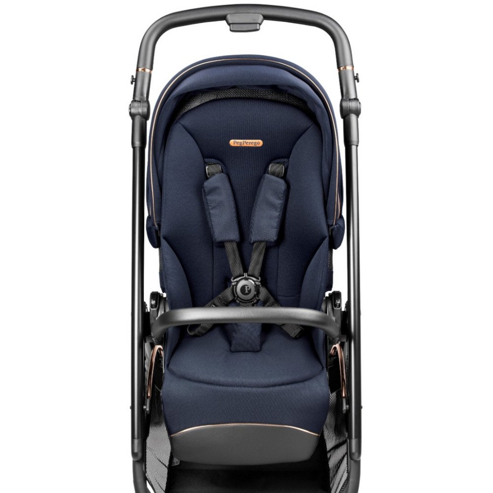 Коляска для новорожденных 2 в 1 Peg Perego Veloce TC Flex Blue Shine New