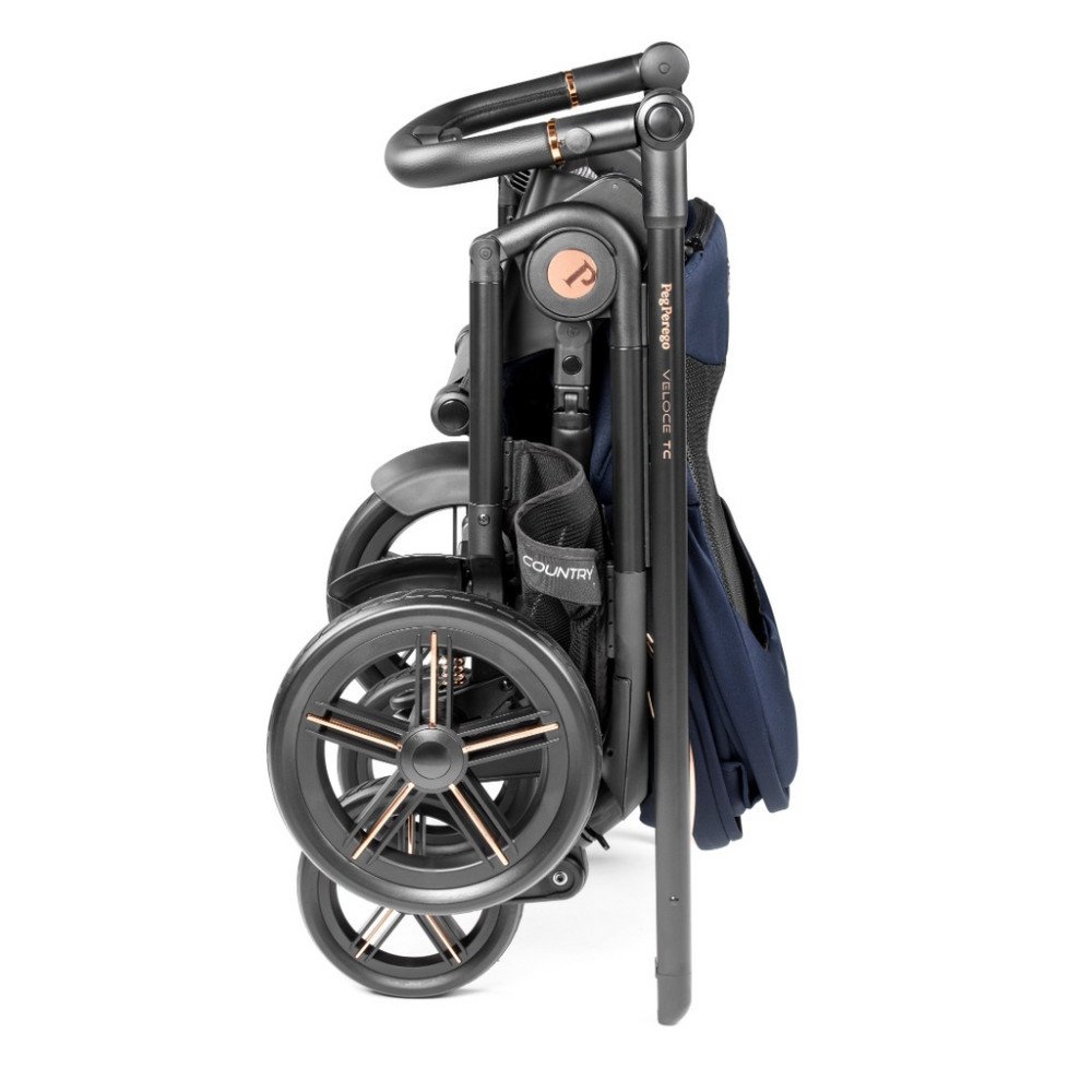 Коляска 2 в 1 Peg Perego Veloce TC Belvedere Blue Shine New