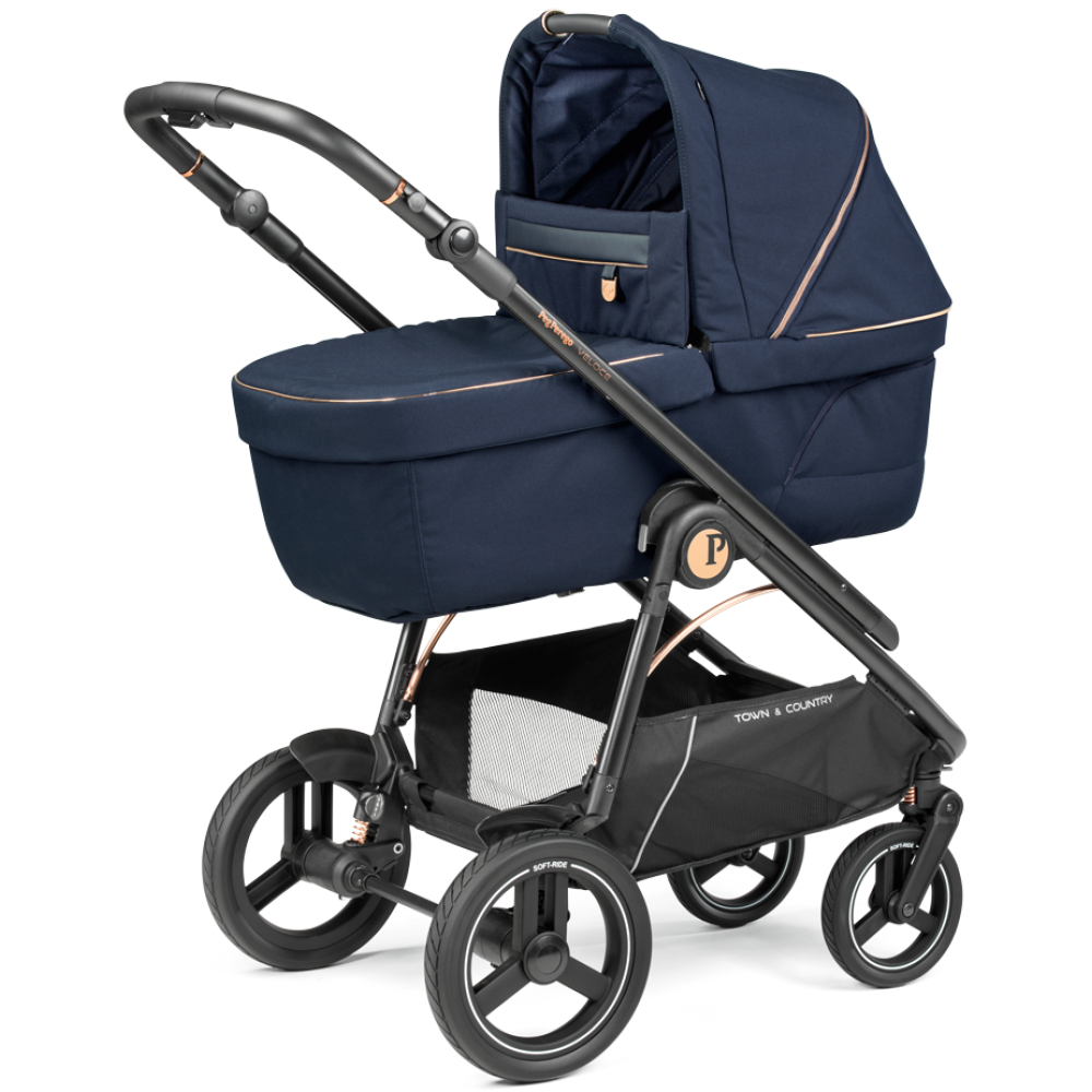 Детская коляска 3 в 1 Peg Perego Veloce TC SLK Blue Shine