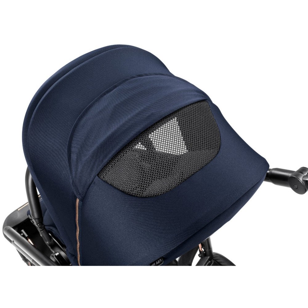 Коляска для новорожденных 2 в 1 Peg Perego Veloce TC Flex Blue Shine New