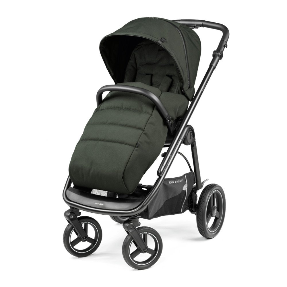 Коляска для новорожденных 3 в 1 Peg Perego Veloce TC Belvedere Lounge Green
