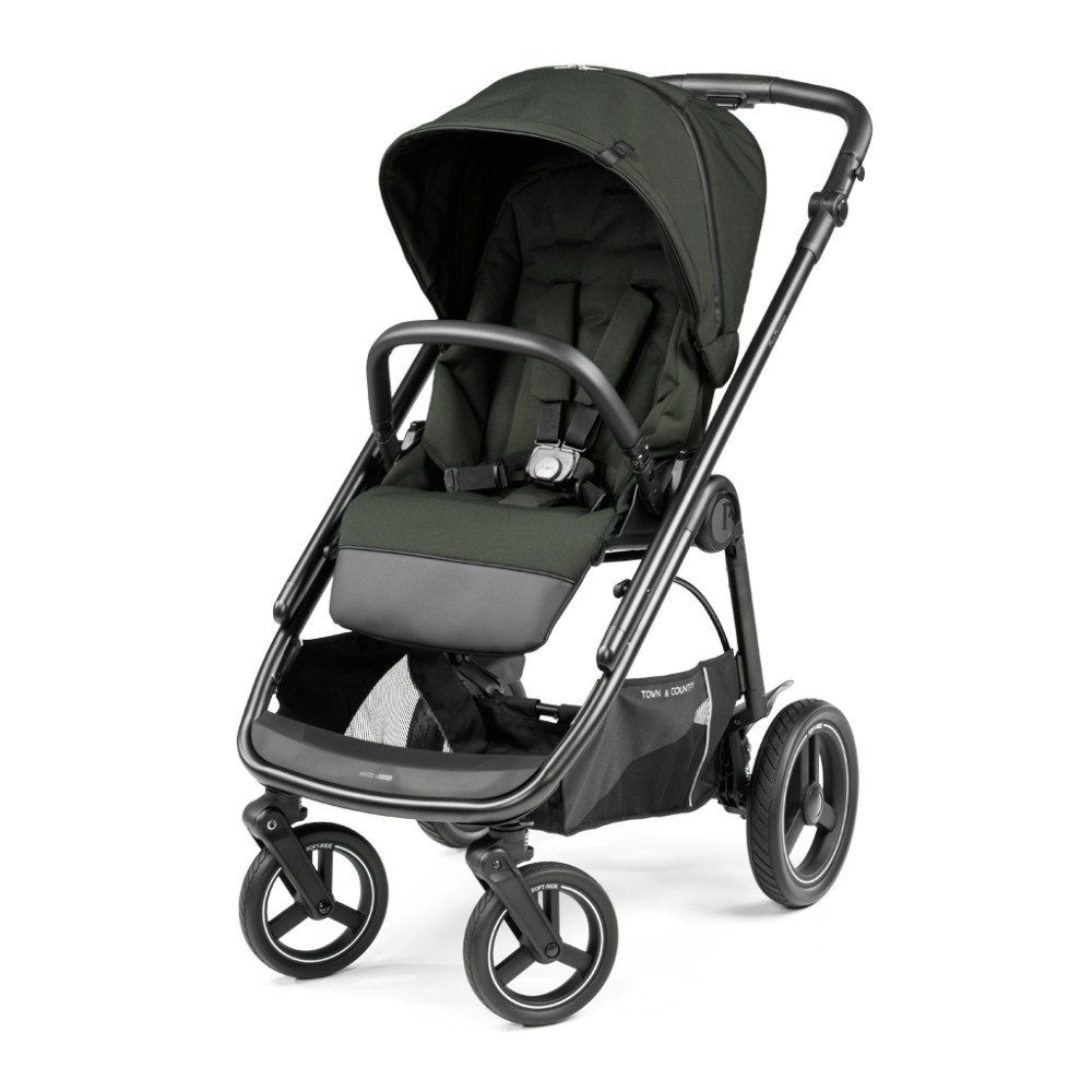 Коляска для новорожденных 3 в 1 Peg Perego Veloce TC Belvedere Lounge Green