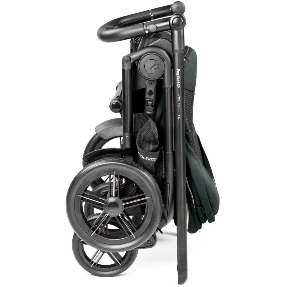 Коляска для новорожденных 3 в 1 Peg Perego Veloce TC Flex Lounge Metal New