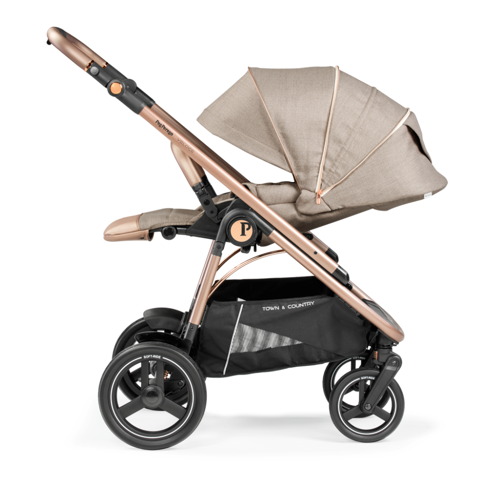 Детская коляска 3 в 1 Peg Perego Veloce TC Lounge Mon Amour