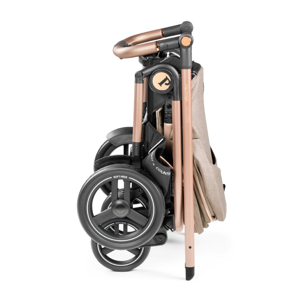 Коляска для новорожденных 3 в 1 Peg Perego Veloce TC Belvedere Lounge Mon Amour