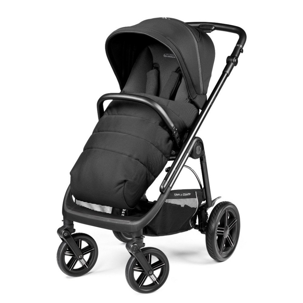 Коляска 2 в 1 Peg Perego Veloce TC Belvedere True Black New