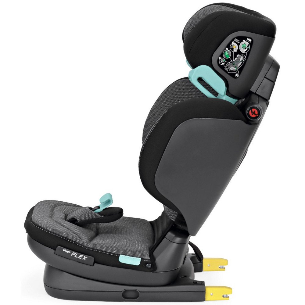 Автокресло детское Peg Perego Viaggio Flex Crystal Black i-Size New