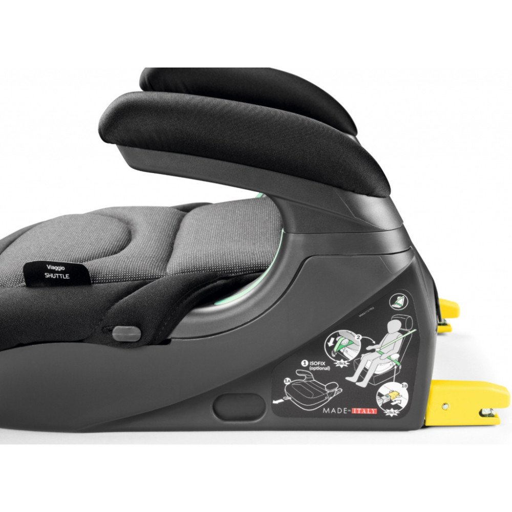 Бустер детский Peg Perego Viaggio Shuttle Crystal Black i-Size New