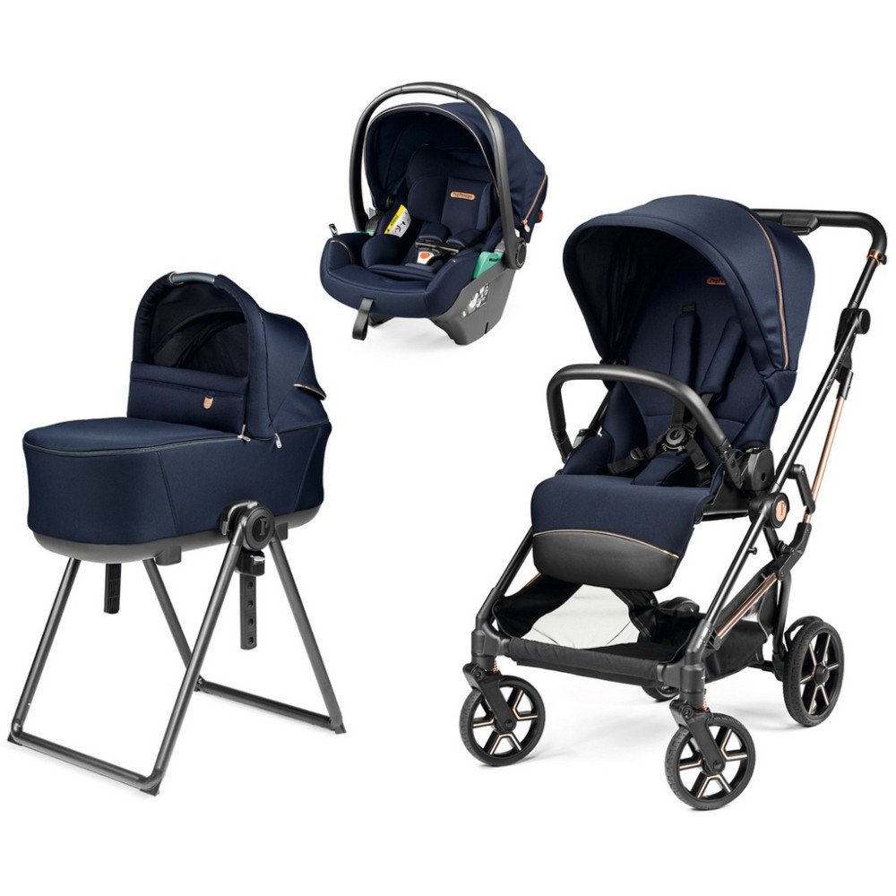 Коляска 3 в 1 Peg Perego Vivace Lounge Blue Shine