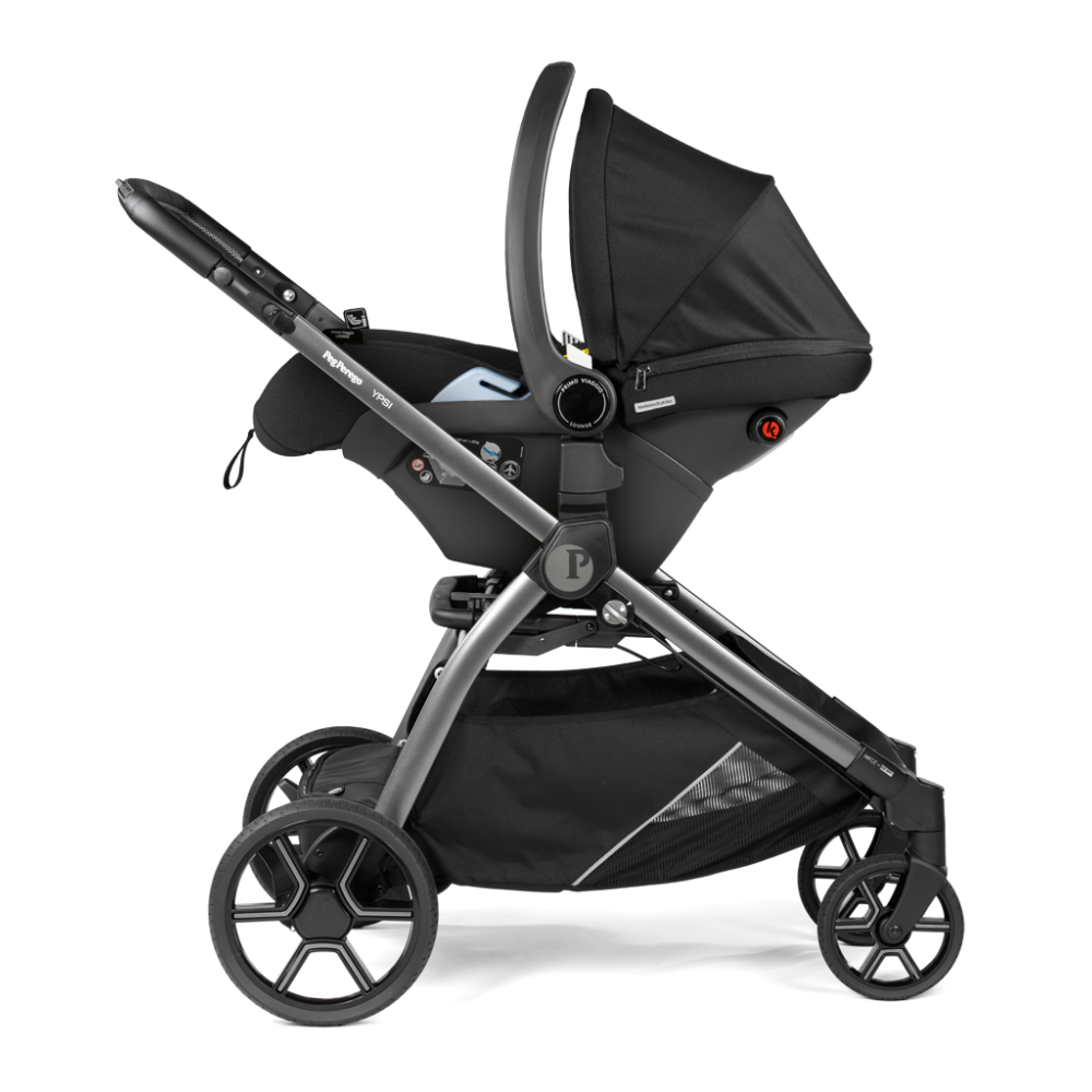 Коляска 3 в 1 Ypsi Lounge Modular Onyx