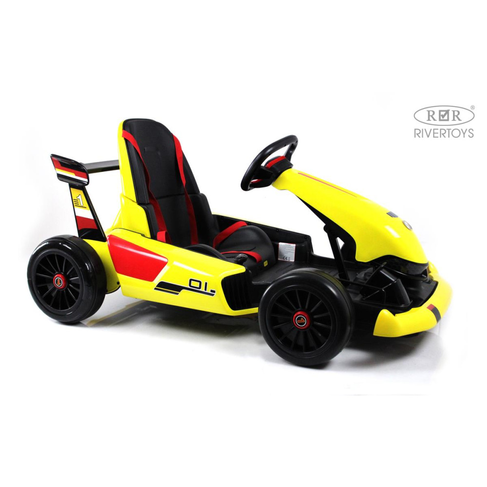 Детский электромобиль дрифт-карт H008HH желтый