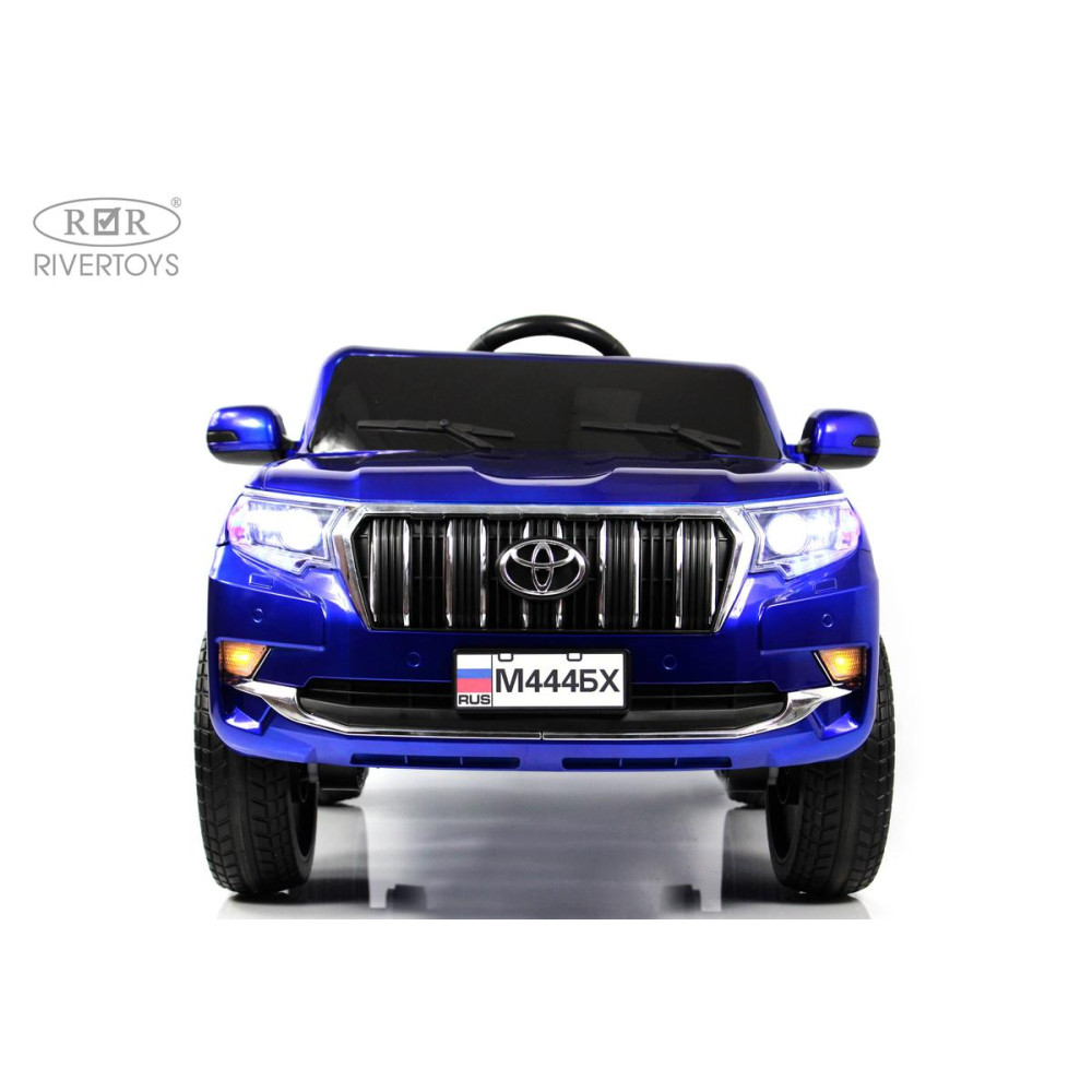 Детский электромобиль Toyota Prado М444БХ синий глянец