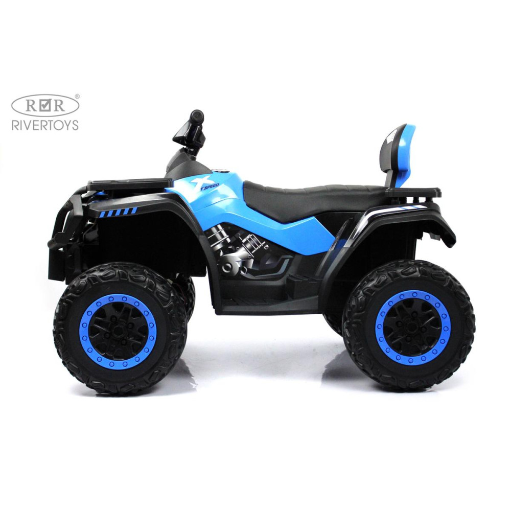 Детский электроквадроцикл T001TT 4WD синий, с пультом