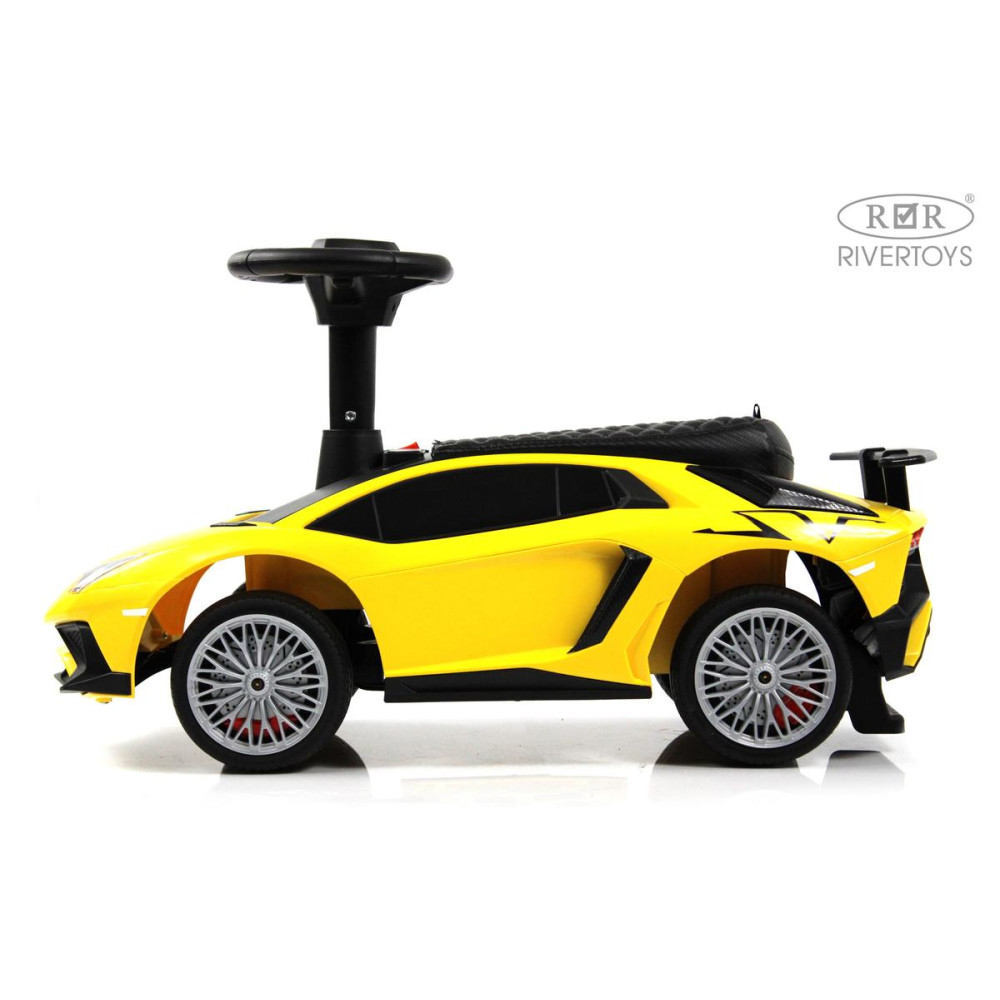 Детский толокар Lamborghini M555MM-D желтый
