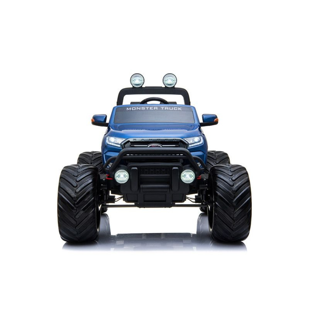 Детский электромобиль Ford Monster Truck(DK-MT550) синий глянец, полноприводный, с пультом