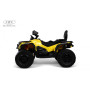Детский электроквадроцикл BRP Can-Am Outlander (Y888YY) желтый, двухместный