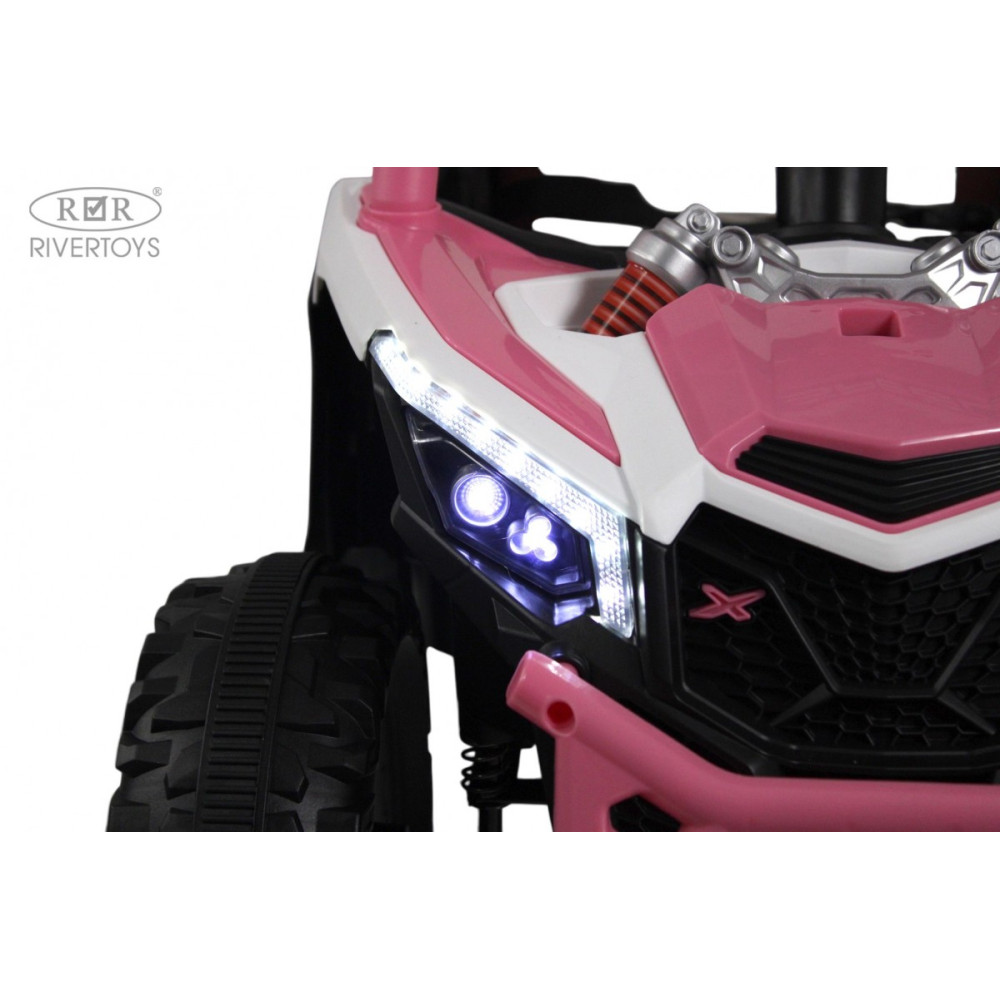 Детский электромобиль М303БХ розовый (RiverToys)