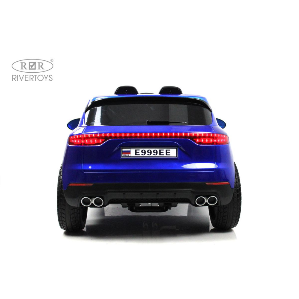 Детский электромобиль Porsche Cayenne E999EE синий глянец