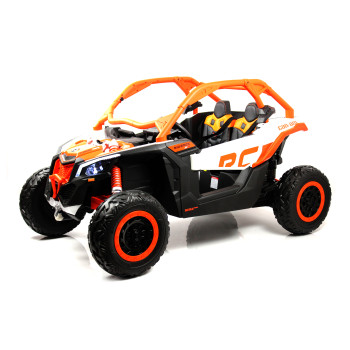 Детский электромобиль багги BRP Can-Am Maverick (Y111YY) оранжевый