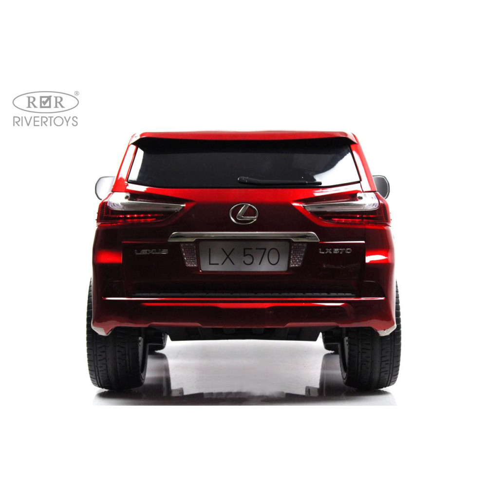 Детский электромобиль Lexus LX570 (Y555YY) красный глянец