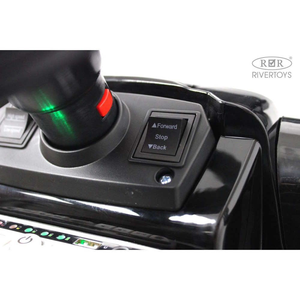 Детская машина трактор-погрузчик с прицепом HL395 зеленый